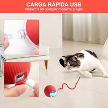 Pelota para Perro 2PCS Recargable Pelotas para Perro Pelota Interactiva para Perro Pelota Perro Pelota Interactiva para Gato Bola Interactiva para Perros con 3 Modos de Luz - como en la foto - Ver 7