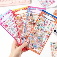 1pc Japanese Mini 3D Sushi Candy Sticker - Cute Embossed Resin Sticker - DIY Scrapbooking Stationery Birthday Party Supplies - Multicolor - View 2