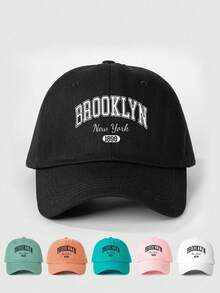 1pc Women's Embroidered Line Art Guitarist Washed Baseball Cap, Outdoor Adjustable Sun Protection Casual Hat, Suitable For Spring/Autumn Travel, Beach Vacation, Men's Sun Hat, Y2K Style Youth Cap - Baseball Cap - View 17