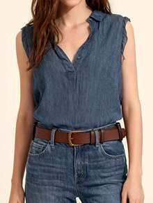 1 PCThis Stylish, Casual, Retro-Style Women's Buckle Belt Is Perfect For Pairing With Trousers, Suitable For Everyday Wear, And Also A Perfect Holiday Gift Choice, Especially For Valentine's Day. - Multicolor - View 2