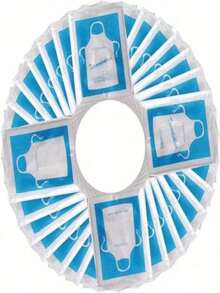 10/30/50pcs Disposable PE Plastic Aprons, Thickened Waterproof And Oil-Proof, Suitable For Restaurants, BBQ, Hot Pot, Kitchen, Bathroom, Home Use - Multicolor - View 11