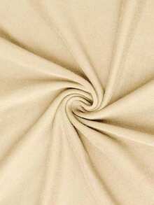 Young Girl Casual Graphic Print Crew Neck Short Sleeve T-Shirt, Summer Top - Apricot - View 4