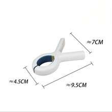 4/10pcs Large Beach Towel Clips, Suitable For Beach/Pool/Cruise Chair, Heavy Duty Cloth Clips, Windproof, Home Laundry Drying Clips - Multicolor - View 12