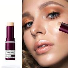 Buy 1 Get 1 Free Calcium Volume Multi Balm Stick Collagen Facial Moisturizing Stick Lip Balm Anti-Wrinkle Cream Firming Soften Skin Care - 如圖 - 查看 7