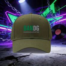 1 Piece Of Simple Baseball Cap Related To "BANDG MAIEBOON SPORTER", Suitable For Beach Strolls, Park Picnics, Mountain Hiking, Outdoor Cycling, Street Graffiti, Sports Fitness. - xanh quân đội - Xem 12