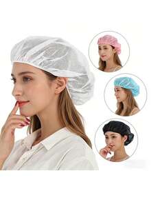 3pcs Breathable Chef Hats, 360 Degree Ventilation Work Caps, Dust-Proof & Comfortable, Mesh Dust-Proof Hats, Suitable For Catering, Baking And Workshops, Great Gift For Baking And Craft Enthusiasts - Multicolor - View 4