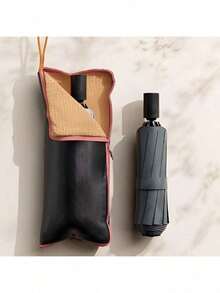 二合一吸水伞袋和清洁布 - 防漏、速干、便携伞具收纳袋（绿色/橙色/蓝色）超强吸水内衬：采用优质超细纤维毛巾布制成，内层可快速吸收湿伞上的多余水分，保持您的包、汽车座椅和地板完全干燥。 - 多色 - 查看 5