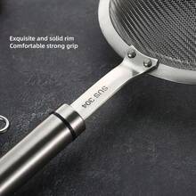 3.35 Inch 304 Stainless Steel Fine Mesh Strainer Kitchen Colander Skimmer Sieve Sifter For Food Rice Noodles Oil Filtering Fruits Vegetables Tea - 1 - View 5