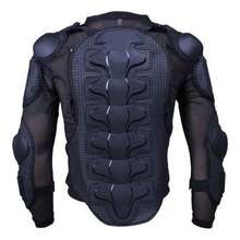 Esqueleto Protector Racing Chaleco Tactico Moto Bici con Protección Acolchada y Cinturón Negro XL y 3XL - Negro - Ver 3