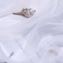 1pc Soft Fabric, Gauze Delicate Embroidered Hanfu Dress Chiffon Scarf Sunscreen Clothing DIY Pre-Cut Fabric - Multicolor - View 21