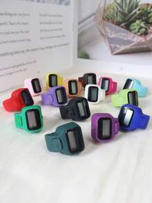 1pc/5pcs/10pcs Willow Breeze | Manual Press Counter With Box, Non-Slip & Durable, Outdoor Companion - Multicolor - View 4