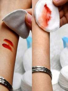 Disposable Round Facial Cleansing Pads, Makeup Remover Pads For Skin Care, Nail Polish Removal, Travel Friendly - White - View 5