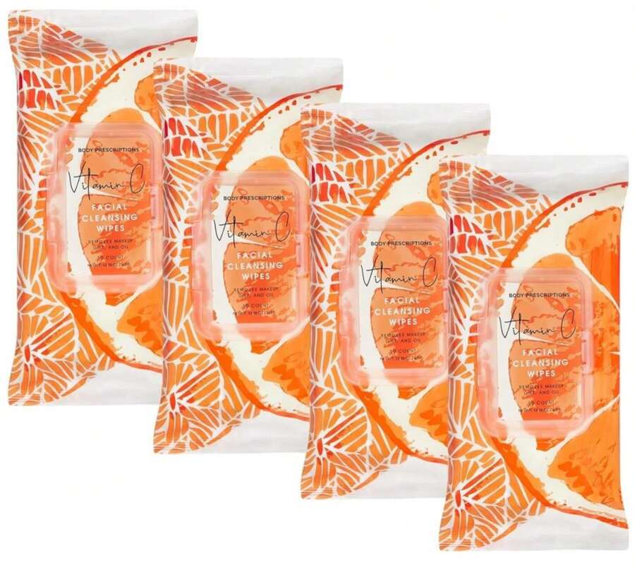 Body Prescription Makeup Cleansing Wipes - Gentle And Effective Face Wipes, 50 Count (Pack Of 2), Retinol - MàuF - Xem 1