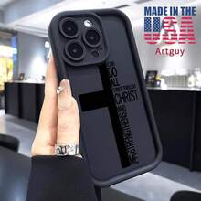 Compatible With IPhone 17 16 15 Pro Max Plus 16E 14 13 12 11 X XR  Letter Cross Advanced Fashion Gift Rugged Durable Shockproof Anti-Scratch Soft Silicone Case - Brown - View 3