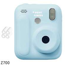 2.4英寸屏幕,儿童即时打印相机,1080P自拍数码相机,便携式旅行玩具,适合3-12岁男孩女孩,完美的生日礼物 - 彩色 - 查看 21