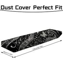 ALQD 88 Piano Keyboard Cover-Digital Board Stand Dust Covers With Durable Elastic Cord (Keyboard) - 深黑色 - 查看 5