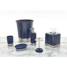 CYPNiDesign - Dispensador de jabón para baño o Cambiador sostiene jabón de Manos o Platos Azul Marino Mate/níquel CepilladoFashion - 227331963 - Ver 6