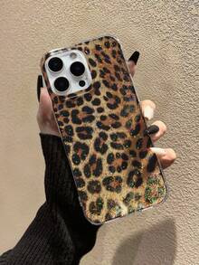 Premium IMD Glitter Gradient Glossy Leopard Print Protective Phone Case Compatible With IPhone 17pro/17Air /17/17promax 16/11/16pro/16plus/16promax/16e/15Promax/13/14/12/XS/XR/7G/8P, Premium Glitter Gradient Protective Phone Case Compatible With IPhone 15Promax, New 14 Anti-Drop 13 Male/Female 12/11 Ultra-Thin Matte 14promax/11/14/13/Premium Plus Minimalist 15 Soft Silicone Anti-Drop Phone Protective Case - Multicolor - View 6