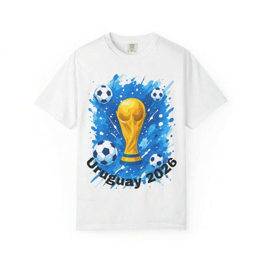Uruguay 2026 World Cup T-Shirt, Soccer Fan Apparel - 白色 - 查看 1