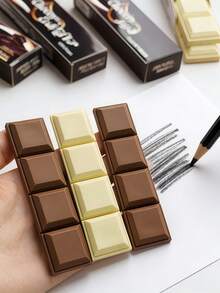 1PC/2pcs – 3.93inch Simulated Chocolate Fun Erasers, High-Appeal Design Suitable For Students' Exam And Drawing Scenarios. Non-Abrasive Erasers For Study Supplies, Ideal For Classroom Rewards And Prizes, Fun Carnival Party Gifts, Essential Small Gifts For Back-To-School Season, And For Gifting. - Multicolor - View 12