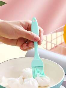 3pcs Silicone Basting Brush Set, Kitchen Pancake And Sauce Brush, Heat Resistant And Easy To Clean - Multicolor - View 5
