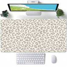 1pc Extra-Large Gaming Mouse Pad And Keyboard Mat,Minimalist Leopard Print Design Office Small-Sized Desk Protector, Suitable For Laptops And Study - Non-Slip Base, Multiple Sizes Available XL XXL, Ideal For Home/Office Work,Gaming Room, Dorm - Multicolor - View 4