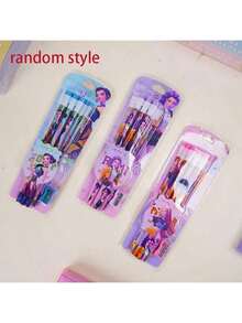 Bộ 12 bút chì hoạt hình KPOP chủ đề săn phù thủy, bộ bút chì viết hoạt hình sáng tạo dành cho trẻ em, quà tặng năm mới, văn phòng phẩm học sinh. - Nhiều màu - Xem 7