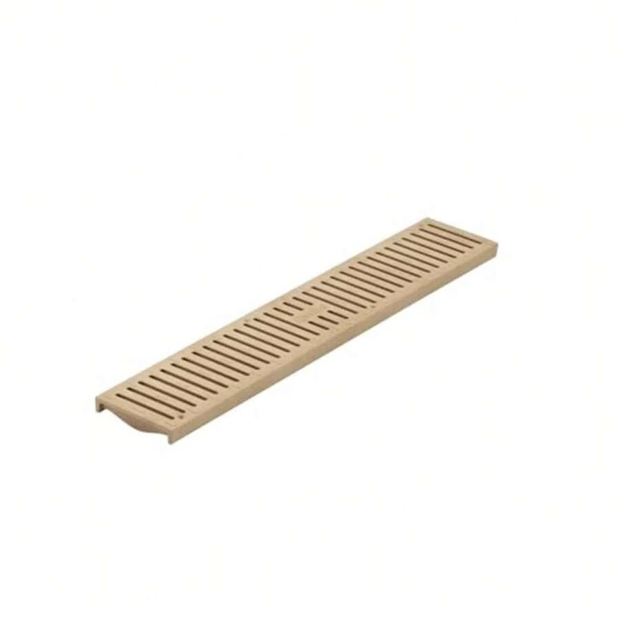 CYPNNDS 241-1 Spee-D® - Rejilla de Drenaje de Canal plástico 4-1/8 Pulgadas de Ancho x 2 pies de Largo para calzadas Patios Cubiertas de Piscina y áreas comerciales GrisFashion - 224202139 - Ver 1