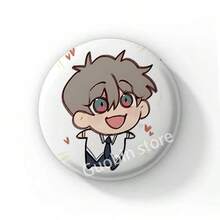 卡通迷失云端BL动漫徽章胸针卡通斯凯勒·西鲁斯艺术胸针背包装饰配件学生文具 - 58 mm - 查看 37