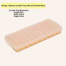 Popsicle Mold Silicone Ice Cube Tray Long Bar Large Ice Block Mold Ice Cube Tray Commercial Whiskey Home Use With Lid Ice Cube Storage Box - Multicolor - View 8