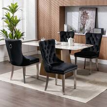 Dining Chairs - Black - View 5