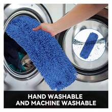 24 Inch Dust Mop Heads Replacement - Washable Microfiber Mop Pads - Medium 3 Pack Blue - 如圖324 - 查看 5