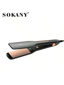 SOKANY SK-1909 Multifunctional Hair Straightener Dry Curling And Straightening Three-In-One, Alloy Material, Thermal Conductivity Diameter 21mm-30mm, Uniform Heating, Reduce Hair Damage, Intelligent Temperature Control Straight Clip, Lightweight Design, Easy To Carry, Easy To Create Daily Hairstyles, Whether It Is Straight Hair Or Curly Hair, Can Be Easily Achieved - Black - View 6
