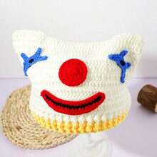 1pc Style Cute Beanie Hat Women - Chú hề - Xem 5