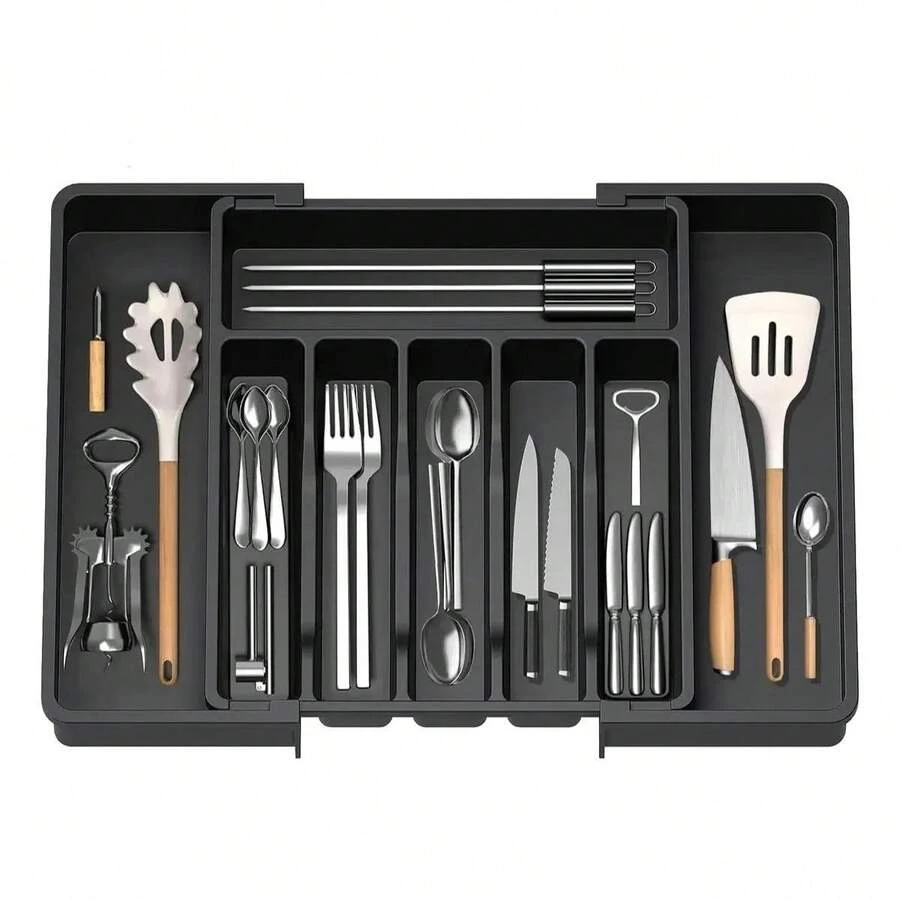 Flatware Storage - Black - View 1