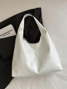 New Commuter Style Large Capacity Handbag, Women's Simple Versatile Shoulder/Underarm/Tote Bag - Multicolor - View 15