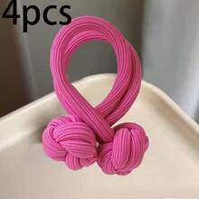 Bộ trang trí phòng 4 món: Dây buộc tóc, dây chun buộc tóc co giãn cao, vòng buộc tóc màu trơn, kẹp tóc bền và phụ kiện, dùng được cho cả nam và nữ. - Nhiều màu - Xem 14