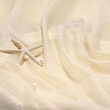 1pc Soft Fabric, Gauze Delicate Embroidered Hanfu Dress Chiffon Scarf Sunscreen Clothing DIY Pre-Cut Fabric - Multicolor - View 36