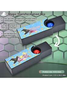 魔术道具礼盒套装，互动骰子，悬浮魔术道具，益智玩具，新奇礼物，生日/圣诞礼物 - 彩色 - 查看 11