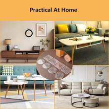 4Pcs Silicone Non Slip Pad Anti Moving Table Foot Mat Bed Foot Antislip Fixator Clear Anti Vibration Pads Furniture Gasket - Multicolor - View 9