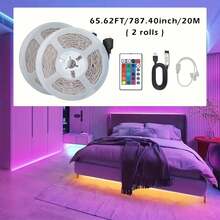 1pc 5V USB LED Light Strip, 3535 LED, 24-Key IR Remote Control, Dimmable. Suitable For Bedroom And Living Room Ambient Lighting, Christmas And New Year Decoration Lights - Multi-color Light - View 13