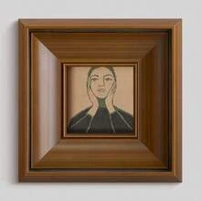 1幅法式中世纪风格复古装饰画，适用于客厅、卧室、餐厅橱柜墙面装饰，复古相框 - 彩色 - 查看 15