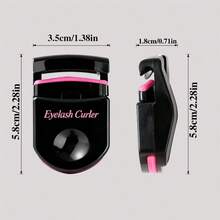 1/3支装新款睫毛夹，女士便携式睫毛夹，睫毛卷翘工具，假睫毛化妆工具，持久卷翘不伤睫毛，新手友好型睫毛夹必备 - 彩色 - 查看 3