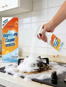 Multi-Purpose Degreasing Cleaning Spray, Effective For Removing Stubborn Grease Stains On Kitchen Stove, Oven, And Other Surfaces, Keeps The Kitchen Clean - 彩色 - 查看 1