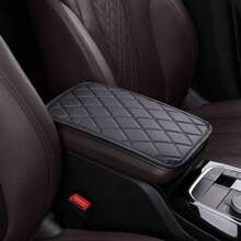 1pc Car Armrest Console Pad – Leather Non-Slip Protective Cushion, Universal Fit, Durable Car Interior Accessory, Multi-Color Options - Multicolor - View 10
