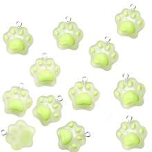 12pcs/set Cute Paw DIY Pendant For Women For DIY Jewelry Making