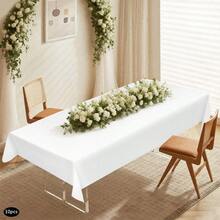 10 nappes en polyester de 153 x 260 cm - Weiß - Übersicht 6