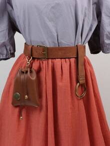 Túi đeo hông kiểu Viking thời Trung cổ, kẹp váy, bộ thắt lưng và túi đeo hông bằng da PU cổ điển dùng cho trang phục LARP, cosplay, đạo cụ cho nam và nữ. - màu nâu - Xem 14