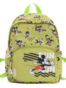 Disney Student Backpack, Kindergarten Backpack, Mickey Mouse Backpack, Mini Chest Bag, Travel Bag, Multi-Function Storage Bag, Fashion Coin Purse, Cartoon Handbag - Multicolor - View 15