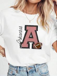 Auburn Tigers White Multi Short Sve T Shirt, White_4 - White 1 - View 3
